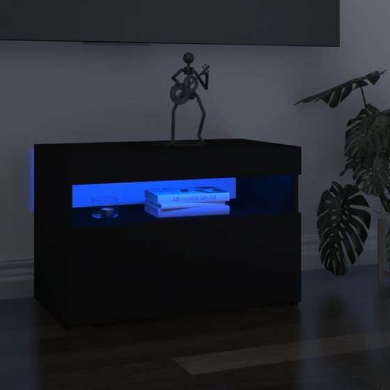 Έπιπλο Τηλεόρασης VidaXL από Μοριοσανίδα 60x35x40cm - Μαύρο image 2