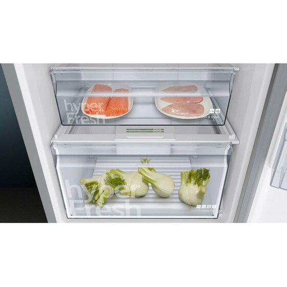 SIEMENS KG39N2LEC No Frost 368 Lt Metal Look Ψυγειοκαταψύκτης image 3