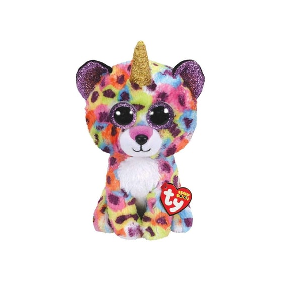 Λούτρινο TY Μονόκερος Beanie Boos Giselle Λεοπάρδαλη (23cm) image 0