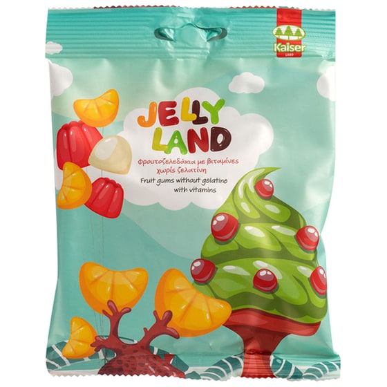 Kaiser Jelly Land Φρουτοζελεδάκια με Βιταμίνες - 100gr image 0