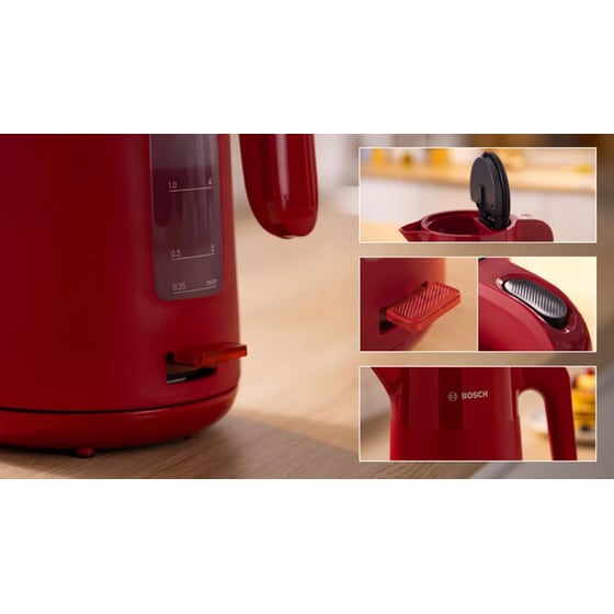 BOSCH MyMoment TWK2M164 2400 W 1.7 L Κόκκινο Βραστήρας image 4