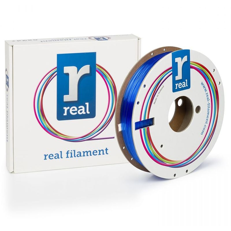 Real Filaments νήμα 3D εκτυπωτή PETG - 0.5kg 1.75mm - Μπλε