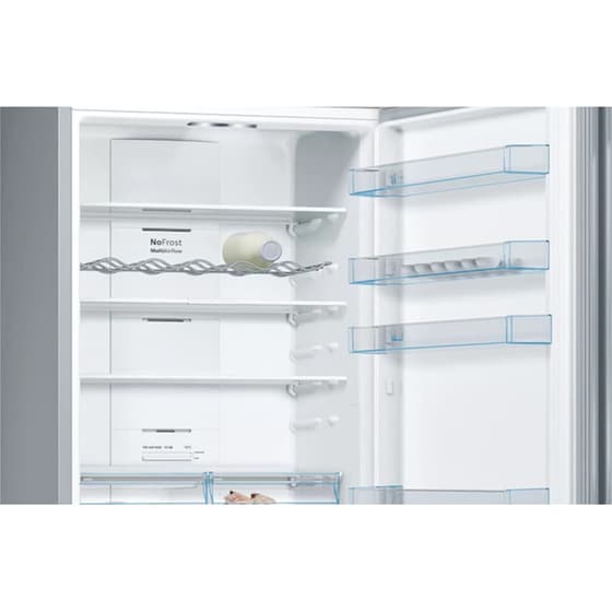 BOSCH KGN49XIEA Full No Frost 438 Lt Brushed Steel Antifinger Ψυγειοκαταψύκτης image 3