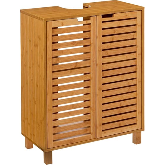 Ντουλάπι Μπάνιου Νιπτήρα Spitishop F-v Sicela Bamboo 160817 από Bamboo 60x28x80cm - Φυσικό image 0