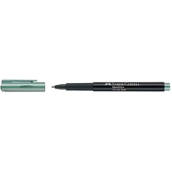 Μαρκαδόρος Γραφής Faber Castell Μεταλλικό Πράσινο 1.5 mm image 0