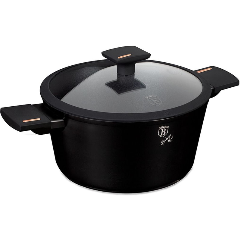Κατσαρόλα BERLINGER HAUS BH-7088N 28 cm 6.1 L Μαύρο