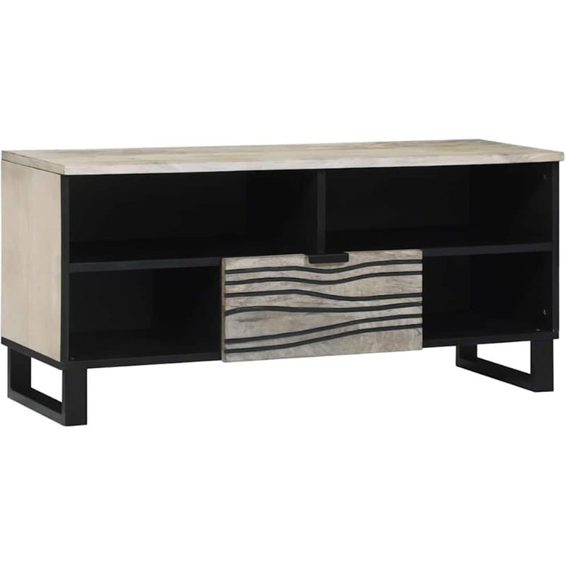 Έπιπλο Τηλεόρασης VidaXL 100 x 33 x 46 cm - Λευκό