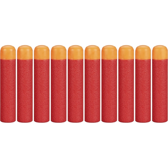 Βελάκια Hasbro Nerf N-Strike Elite Mega 10 Τμχ - Κόκκινο/Πορτοκαλί image 1