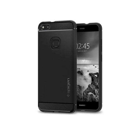 Θήκη Huawei P10 Lite - Spigen Rugged Armor Μαύρο image 0