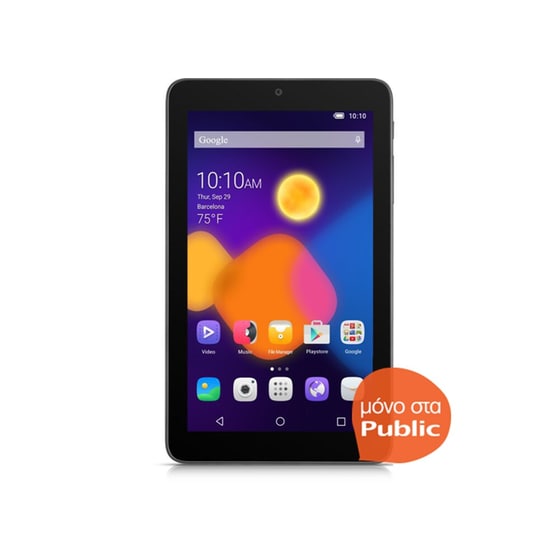 Alcatel Pixi 3 Tablet 7" 8GB Μαύρο image 0