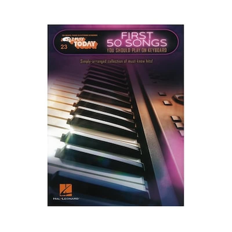 HAL LEONARD Hal Leonard First 50 Songs You Should Play On Keyboard Βιβλίο Για Πιάνο
