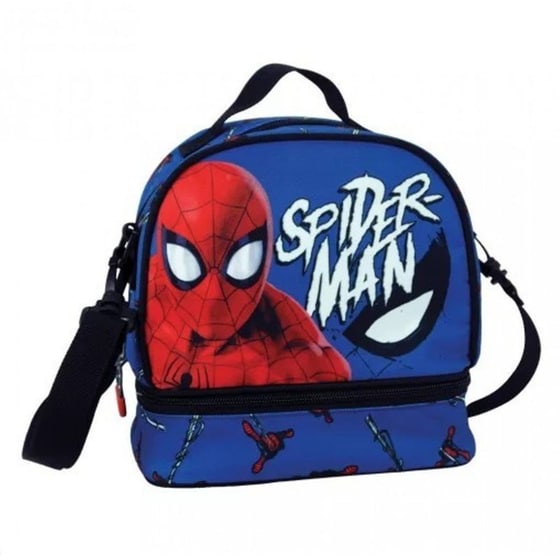 Τσαντάκι Φαγητού Gim Οβάλ Spiderman Evergreen image 0