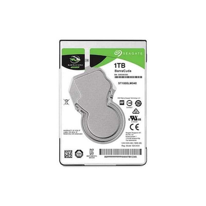 SEAGATE Εσωτερικός Σκληρός Δίσκος HDD Seagate Barracuda ST1000LM048 1TB 2.5 Sata Laptop