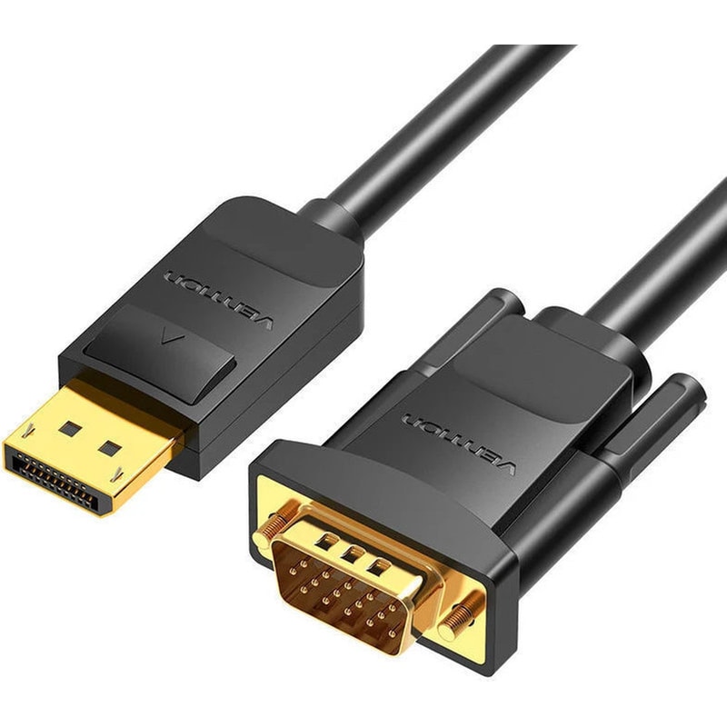 Καλώδιο Vention HBLBG DisplayPort σε VGA 1.5m - Μαύρο
