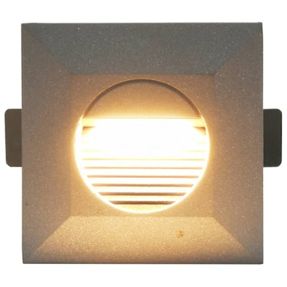Vidaxl Φωτιστικά Τοίχου Led Εξωτερικού Χώρου Τετράγωνα 6 Τεμ. Ασημί 5w image 4