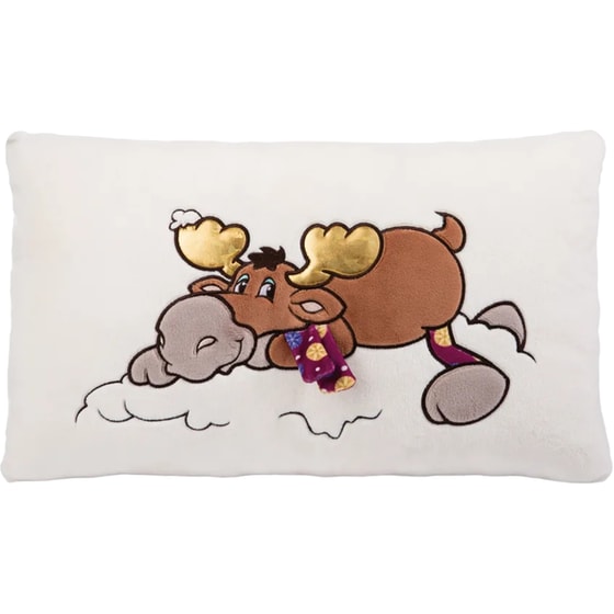 Λούτρινο NICI Χριστουγεννιάτικο Μαξιλάρι Moose Thure Βελούδινο (43x25 cm) image 0