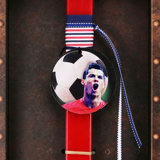 Λαμπάδα Synchronia Μπάλα&nbsp;Κόκκινη&nbsp;Φανέλα image 2