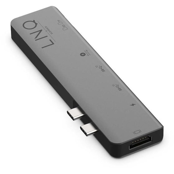 USB Hub Linq 7-Port LQ48012 - Γκρι image 2