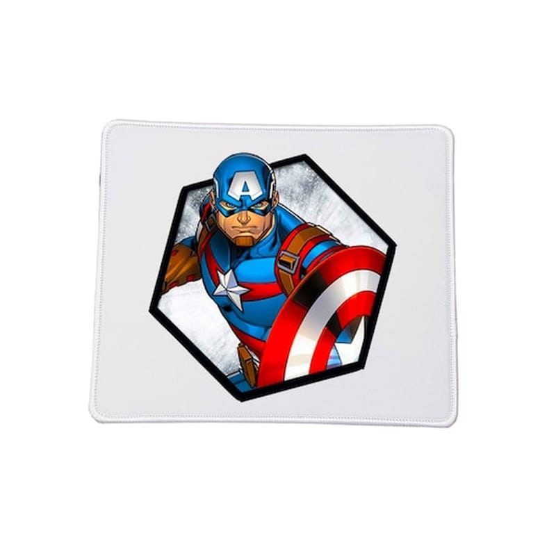 OEM Captain America No4 Mouse Pad Small 230 x 200 mm Με σχέδιο OEM
