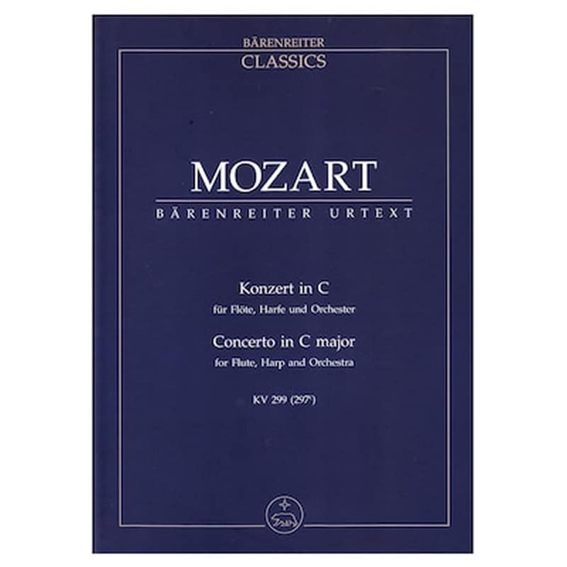 BARENREITER Βιβλίο Για Σύνολα Barenreiter Mozart - Concerto In C Major Kv299 [pocket Score]