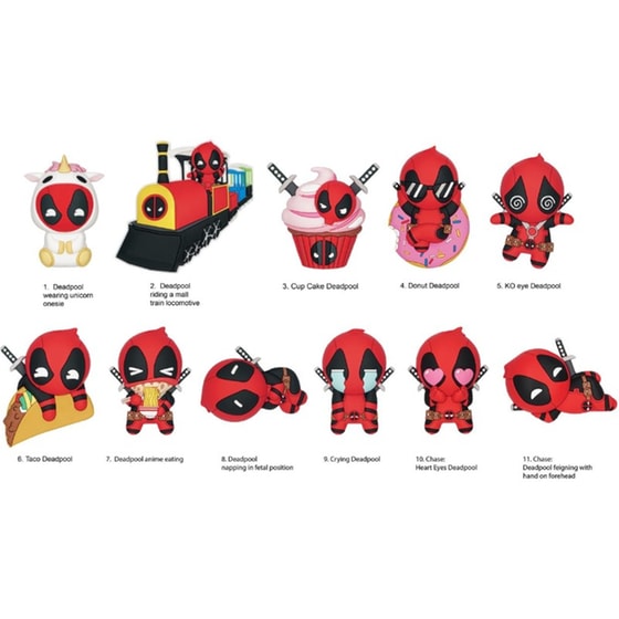 Μπρελόκ Monogram Deadpool Series 4 Blind Box image 1