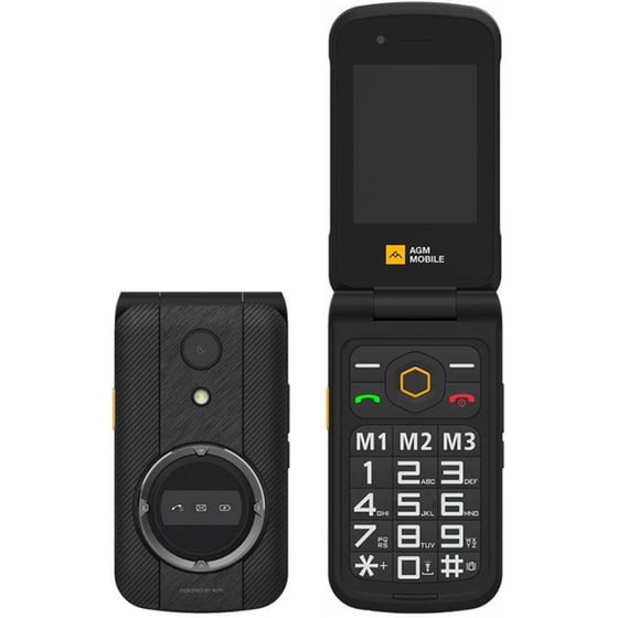 AGM M8 Flip 4G Dual Sim - Black image 0