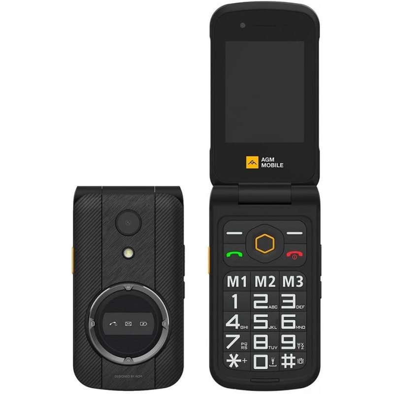 AGM M8 Flip 4G Dual Sim – Black