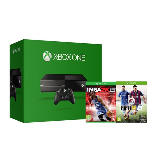 Microsoft Xbox One - 500GB & NBA 2K15 & FIFA 15 image 0