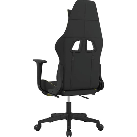 Καρέκλα Gaming VIDAXL 345506 με Υποπόδιο - Μαύρο image 3