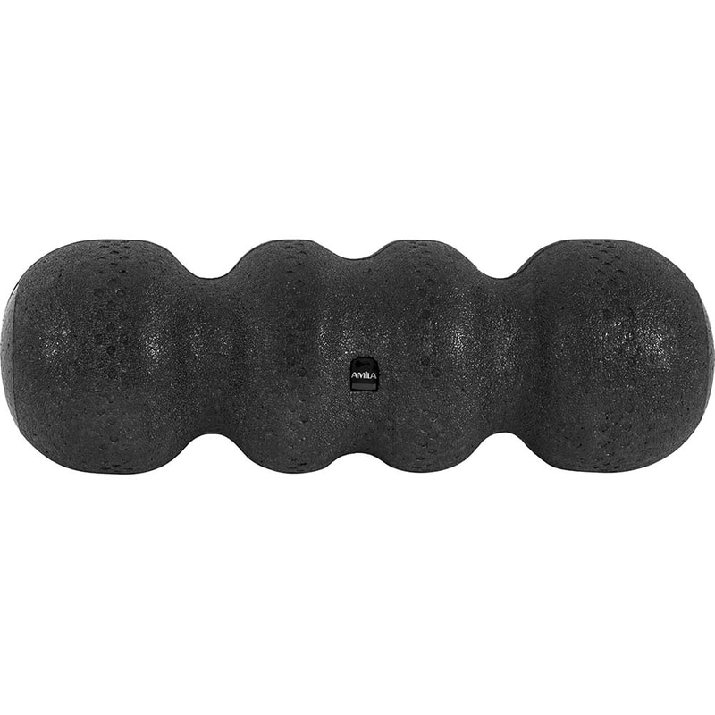 AMILA Foam Roller Amila Soft 96801 από EVA και ABS 45x15 cm - Μαύρο