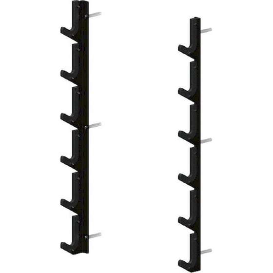 Βάση για 6 Μπάρες Βαρών Amila 43933 Επιτοίχια 14.5x106cm image 0