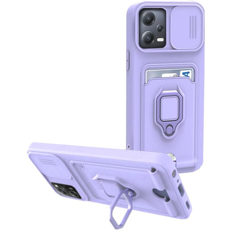 BODYCELL Θήκη Xiaomi Redmi Note 12 5G / Poco X5 - Bodycell Multifunction - Purple