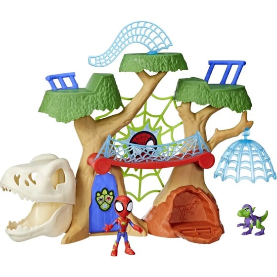 Hasbro Spiderman Marvel Spidey And His Amazing Friends Dino Webs Playset image 2