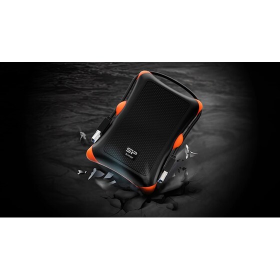 Silicon Power Anti S A30 USB 3.0 HDD 1TB 2.5" - Μαύρο image 2