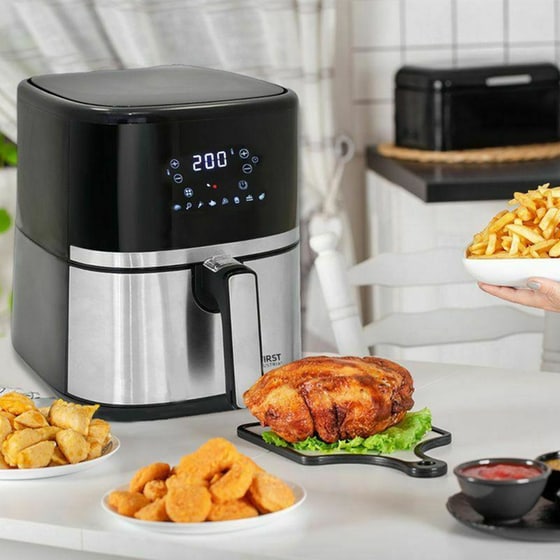 FIRST AUSTRIA FA-5053-3 με Αποσπώμενο Κάδο 1500W 3.5 L Μαύρο Φριτέζα Αέρος image 6