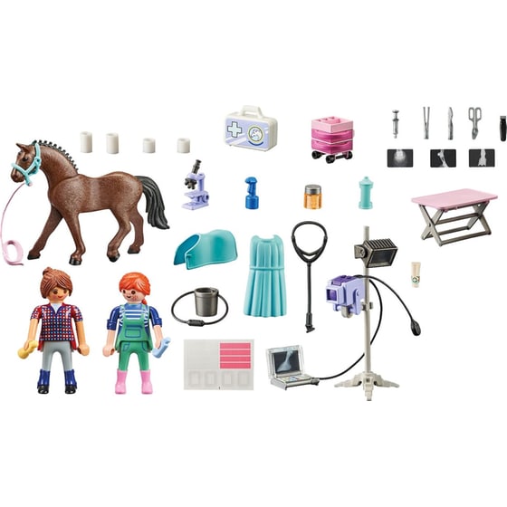 PLAYMOBIL® Country Κτηνιατρείο αλόγων (71241) image 2