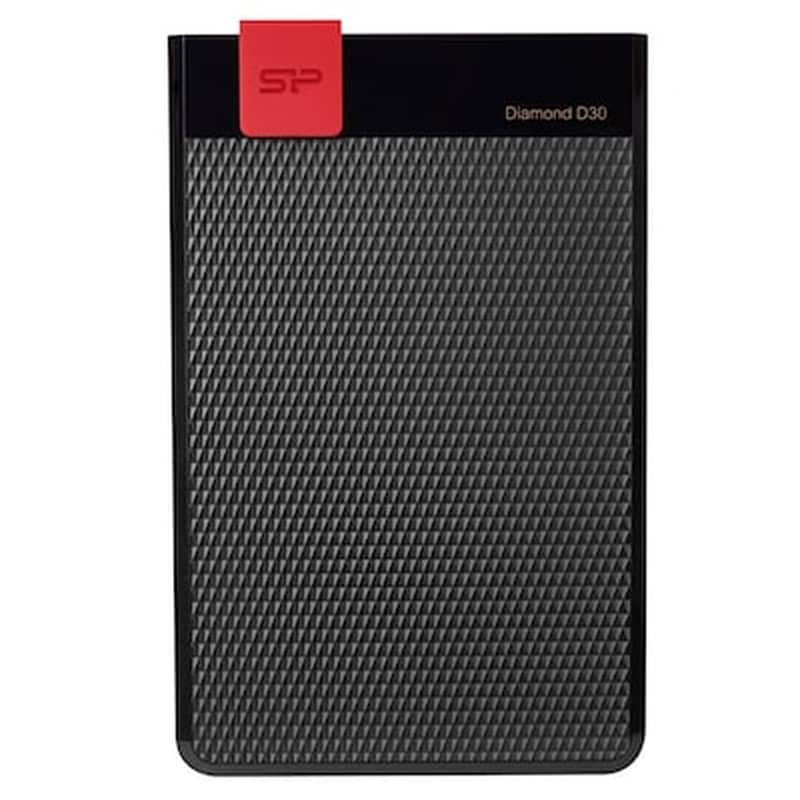 SILICON POWER Silicon Power Diamond D30 D3s USB 3.1 HDD 1TB 2.5 - Μαύρο