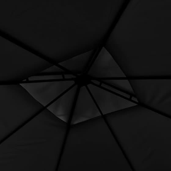 Κιόσκι Vidaxl Ατσάλινο Επεκτεινόμενο 3x3x2.75m - Ανθρακί image 2