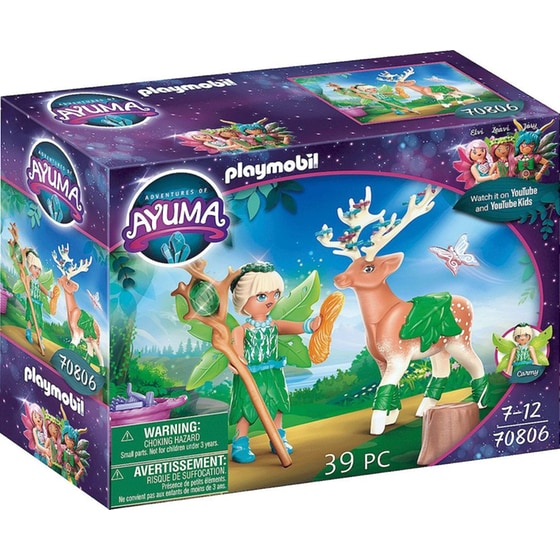 PLAYMOBIL® Ayuma Forest Fairy με Μαγικό Ζωάκι (70806) image 0