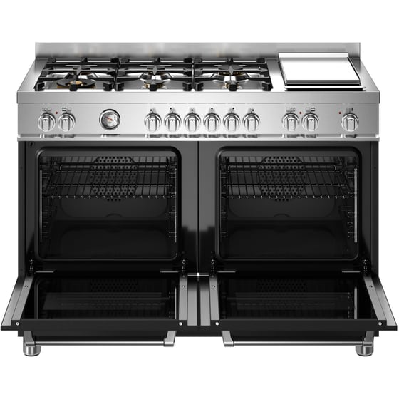 BERTAZZONI MAS126G2ENET 58/58 Lt Μαύρο Μεικτή Κουζίνα Αερίου image 2