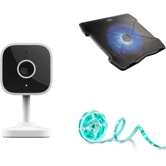 Bundle IP Camera NOD 15.6" Stormcloud - Μαύρο + TP-Link Smart Wi-Fi Led Strip L900-5 + Ενσύρματη IP Camera Trust 2900 Smart Fixed 2K Επιτραπέζια με WiFi image 0