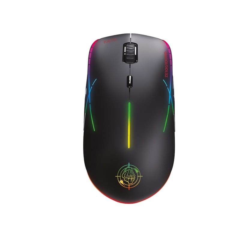 ZEROGROUND Zeroground KAITO v2.0 RGB Gaming Ενσύρματο Ποντίκι 6400 DPI Μαύρο