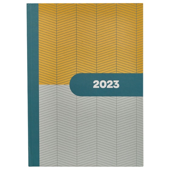 Ημερολόγιο Office Log 2023 12M Ημερήσιο Medium Μπλε 17Χ24 cm image 0