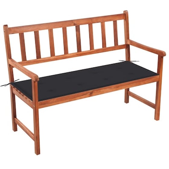 Vidaxl Παγκάκι Κήπου 120 Εκ. Από Μασίφ Ξύλο Ακακίας Με Μαξιλάρι image 0