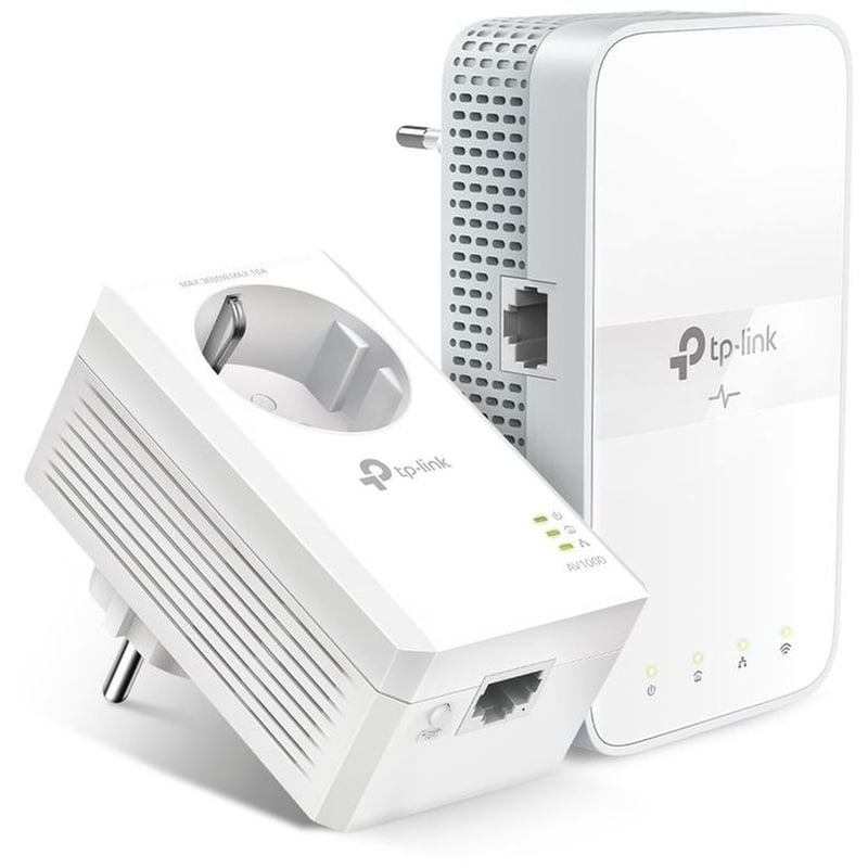 TP-LINK TP-Link TL-WPA7617 V1 Powerline Διπλό Kit Ασύρματη Σύνδεση έως 1000Mbps με 1 Θύρες Ethernet