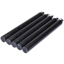 Κεριά Κηροπηγίου Spitishop L-c Essentiel Noir 6bgt101nr 20cm 5 Τμχ - Μαύρο