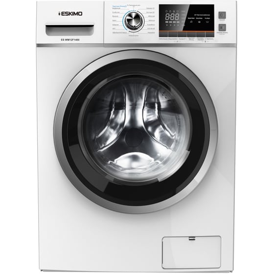 ESKIMO ES WM12F1400 12 kg 1.400 Στροφές Λευκό Πλυντήριο Ρούχων image 0