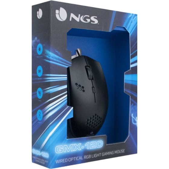 Gaming Ενσύρματο Ποντίκι NGS GMX-120 1200 DPI RGB - Μαύρο image 4
