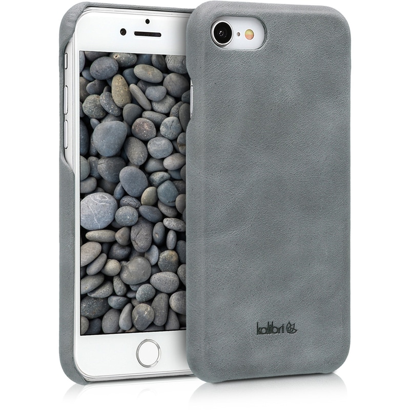 KALIBRI Θήκη Apple iPhone 7/iPhone 8/iPhone Se 2020 - Kalibri Leather Case - Dark Grey