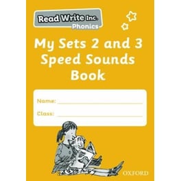 Read Write Inc. Phonics: My Sets 2 and 3 Speed Sounds Book (Pack of 5)